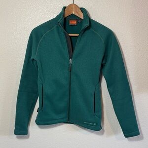 Merrell Polartec Green Full Zip Fleece Lined Jacket Size XS | outdoor | hiking